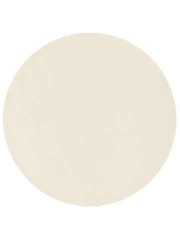 Snapstyle Hochflor-Teppich Luna Rund in creme