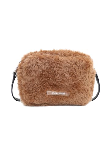 Joop Jeans Schultertasche 'Domenica Wool Cloe in Olive Night 21 x 15 x 6 cm'
