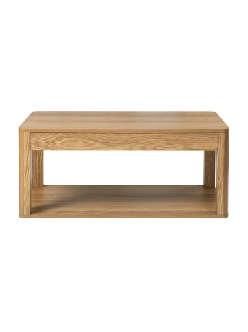 CALICOSY Couchtisch CELIA in Helles Holz - (W) 90 x (H) 40 x (L) 50 cm