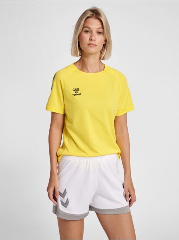 Hummel T-Shirt Hmllead Damen in BLAZING YELLOW