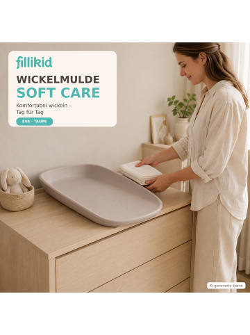 fillikid Wickelmulde Soft Care Exklusiv in Taupe