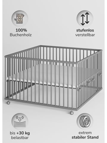 Sämann Sämann Laufgitter - grau - Premium Kollektion