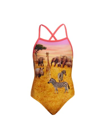 Funkita Circle of Life Badeanzug chlorresistent in orange
