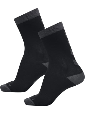 Hummel Hummel 2-Pack Socken Element Indoor Multisport Erwachsene Schnelltrocknend in BLACK/ASPHALT