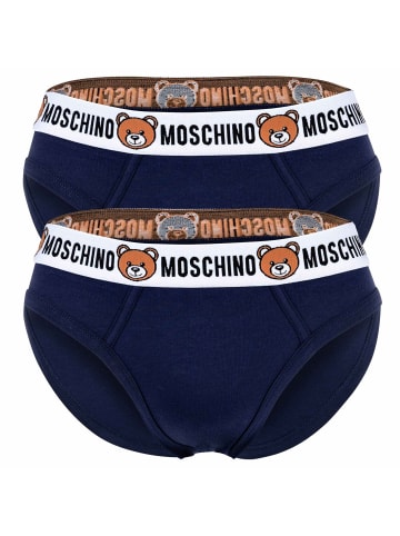 Moschino Slip 2er Pack in Blau