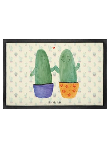 Mr. & Mrs. Panda Fußmatte Kaktus Liebe ohne Spruch in Kaktus Grün
