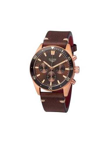 Elysee Chronograph Bronze Chrono in bronze