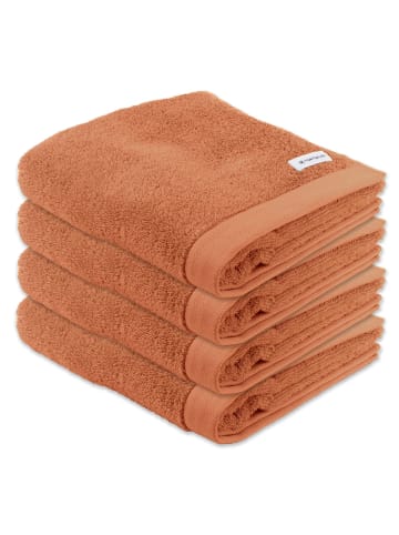 Tom Tailor Handtuch 4er Pack in Koralle
