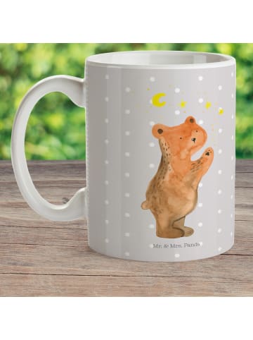 Mr. & Mrs. Panda Trinklernbecher Verliebter Bär ohne Spruch in Grau Pastell