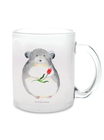 Mr. & Mrs. Panda Pott Chinchilla Blume ohne Spruch in Transparent