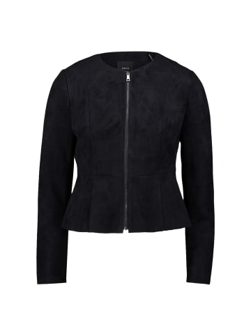 Zero  Blazer Wildlederoptik in Black Beauty