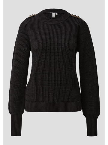 QS Strickpullover in 9999_schwarz