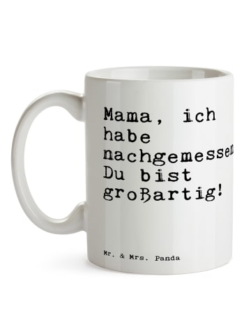 Mr. & Mrs. Panda Keramikbecher Mama, ich habe nachgemessen.... m... in Weiß