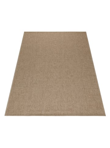 KADIMA DESIGN Teppich Outdoor Flachgewebe Vintage Polypropylen Balkon in Beige
