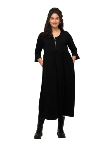 Ulla Popken Jerseykleid in schwarz