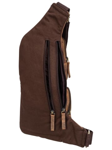 Greenburry Rucksack Vintage 1543 Bodybag in Sattelbraun