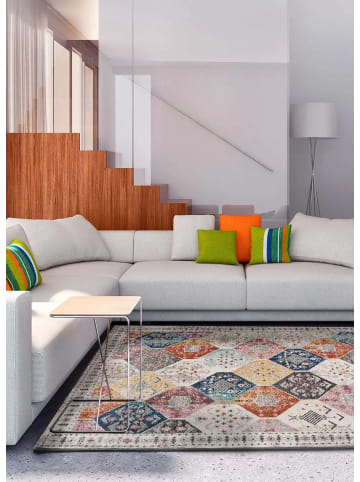 Atticgo Kurzflor-Teppich MIRVA in mehrfarbig