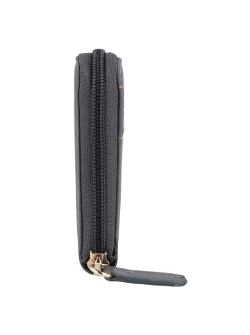 mano Don Leonardo Geldbörse RFID Leder 18 cm in grau
