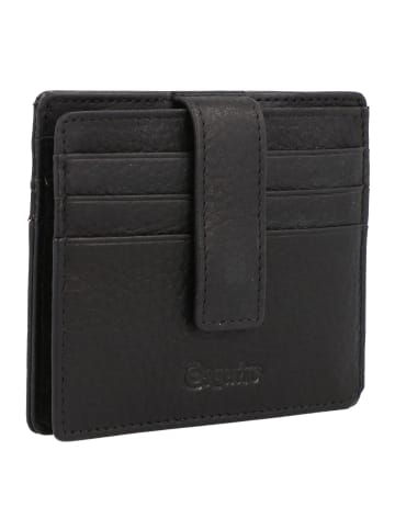 Esquire Oslo Texas Kreditkartenetui RFID Leder 9,5 cm in schwarz