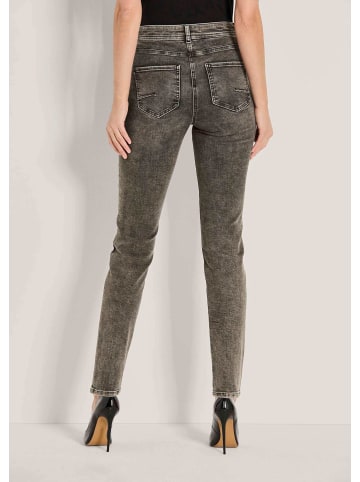 MADELEINE Schmale Jeans mit Used-Waschung in grey