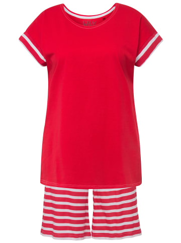 Ulla Popken Pyjama in neon rot