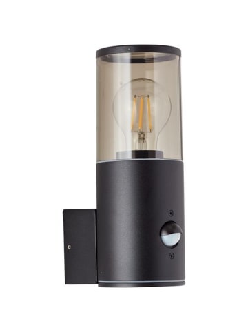 Brilliant Sergioro Außenwandleuchte Bewegungsmelder in schwarz matt
