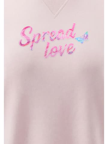 IZIA Women Sweatshirt in Light Rose