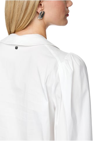 MARC CAIN COLLECTIONS Bluse mit Volumenärmeln in white