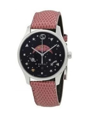Gucci Uhr Slim Moonphase aus Edelstahl Model YA1264046