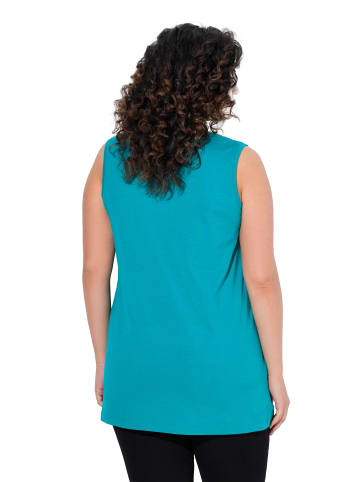 Ulla Popken Strick-Top in dunkel petrol