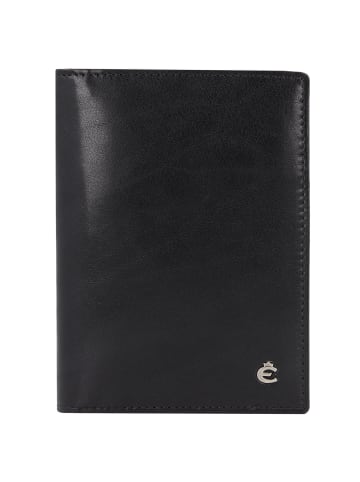 Esquire Toscana Ausweisetui RFID Schutz Leder 9 cm schwarz