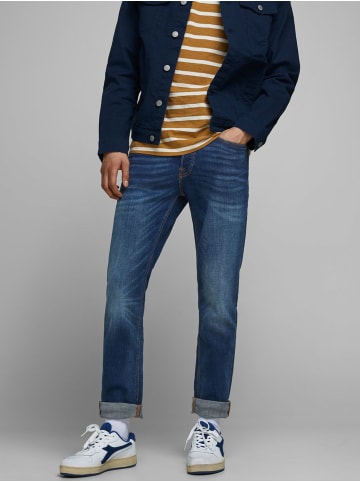 Jack & Jones Jeans TIM Straight Legs Flat Front TIM ORIGINAL in Dunkelblau-2