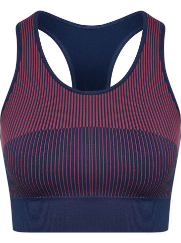 Hummel Sport-BH "Yoga Seamless W Crop Top" in Blau