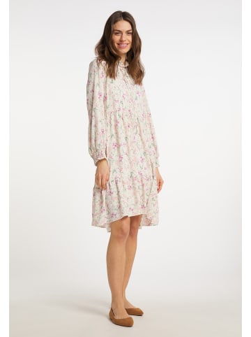 Albee Women Kleid Mit Blütenprint in Weiss Mehrfarbig