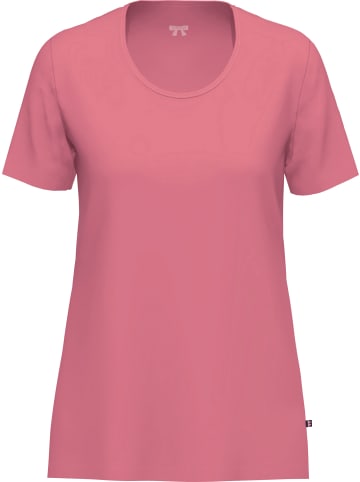 Ammann Single-Jersey T-Shirt Uni in altrosa