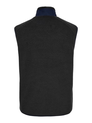 ONLY & SONS Teddyfell Weste in Phantom