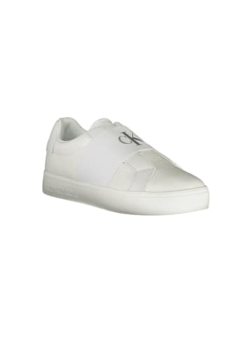 Calvin Klein Weiße Leder-Sneaker