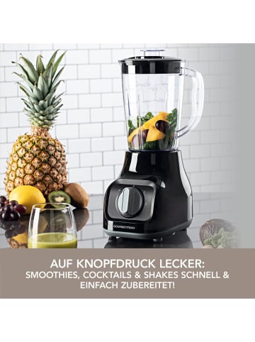 Gourmet Maxx Standmixer 350W schwarz Schwarz