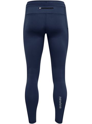 Newline Verstellbare Taille Leggings Reflektierend Logo Men's Core Herren in BLACK IRIS