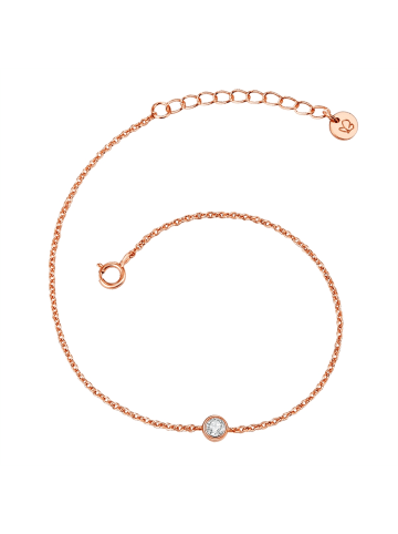 Glanzstücke München Armband Sterling Silber Topas in roségold