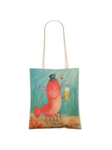 Mr. & Mrs. Panda Tote Bag Hummer Weizen Design ohne Spruch in Weiß
