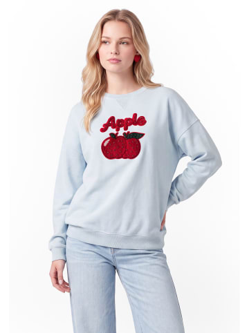 myMo Women Sweatshirt in Light Blue