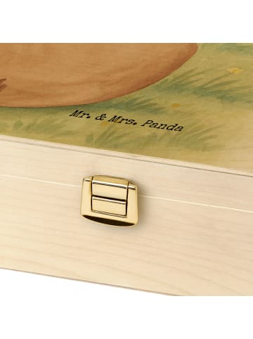 Mr. & Mrs. Panda Teebeutelbox Bär Schulterblick Design mit Spruch in Weiß