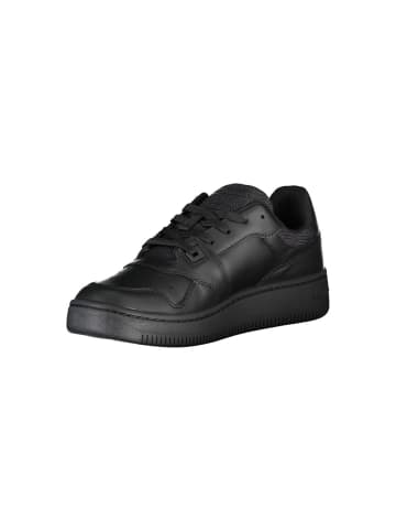 Tommy Hilfiger Schwarze Leder-Sneaker