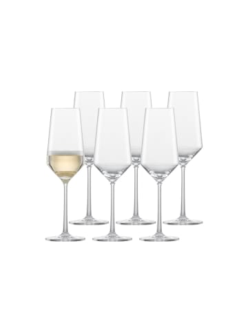 6er Set Champagnergläser Pure in Transparent 297 ml