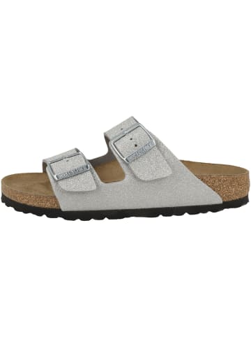 Birkenstock Sandale Arizona Synthetik schmal in silber