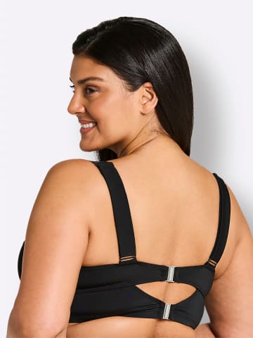 sheego Bikini-Oberteil in schwarz