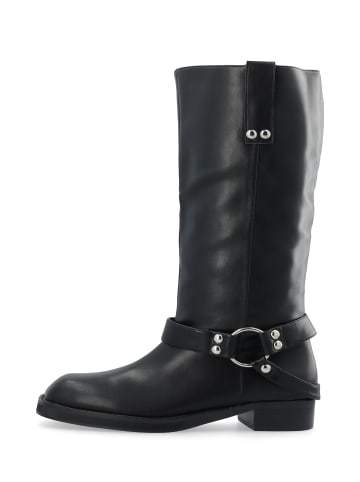 Bianco Biker Boots in Black