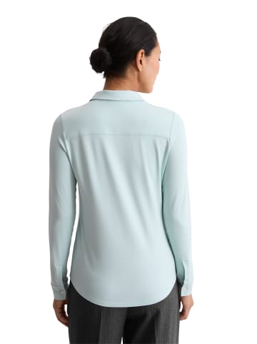 Marc O'Polo Jersey-Bluse regular in Silvery Blue