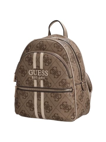 Guess Manhattan II Backpack - Rucksack L (coal logo) in latte logo